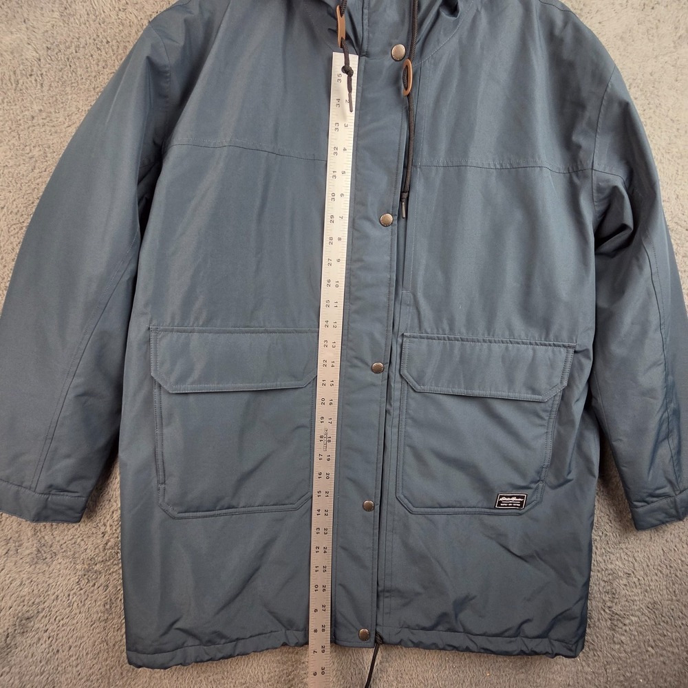Eddie Bauer Rainfoil Insulated Parka Jacket Women Large Weather Edge Outdoor Ski - Picture 6 of 12